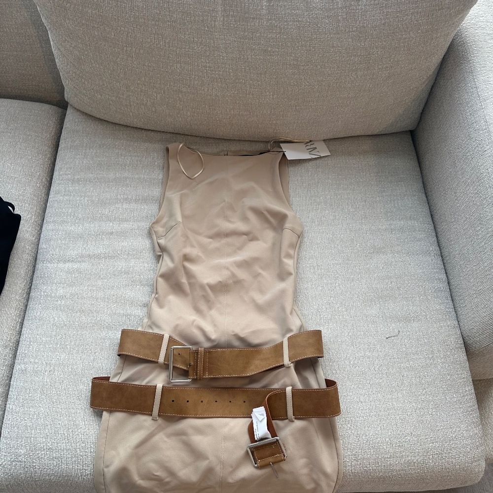 Zara belted dress